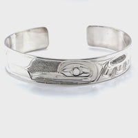 Bracelet - Sterling Silver - 1/2" - Hummingbird