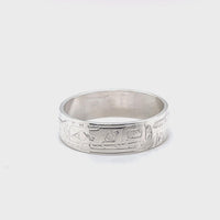 Ring - Sterling Silver - 1/4" - Wolf