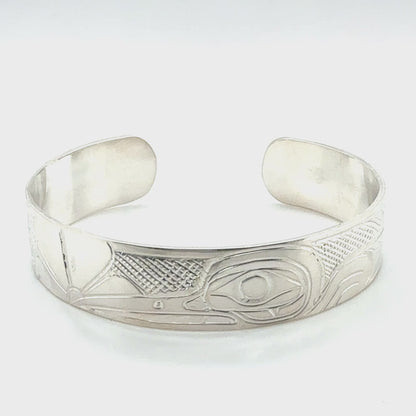 Bracelet - Sterling Silver - 1/2" - Hummingbird