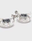 Earrings - Sterling Silver - Half Hoop - 1/2" - Eagle