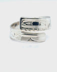 Ring - Sterling Silver - Wrap - 1/4" - Orca