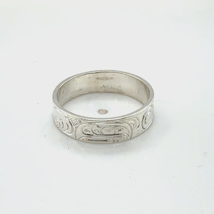 Ring - Sterling Silver - 3/16" - Raven