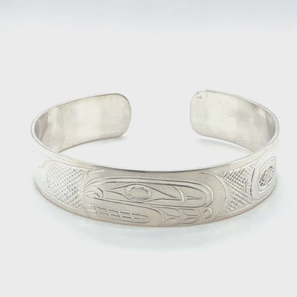 Bracelet - Sterling Silver - 1/2" - Orca