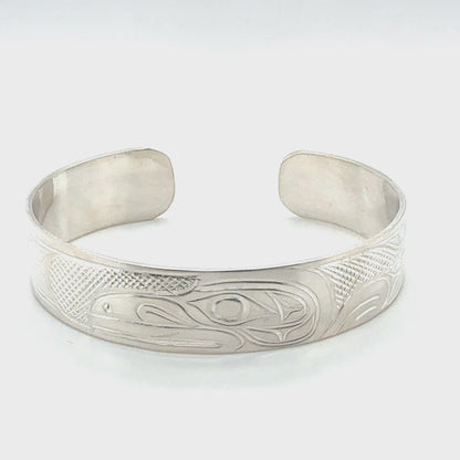 Bracelet - Sterling Silver - 1/2" - Raven