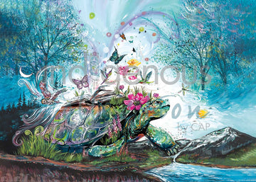 Card - Mystical Turtle - 6x9