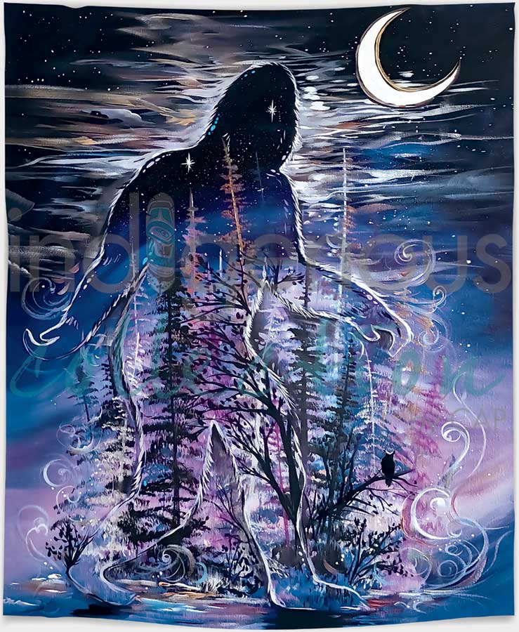 Blanket - Fleece - Sabe (Sasquatch)