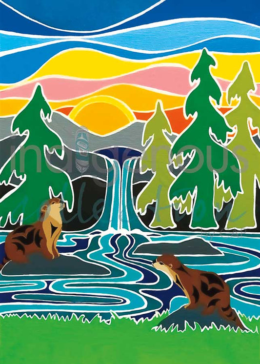 Card - Davies - Otter Be Fun - 6x9