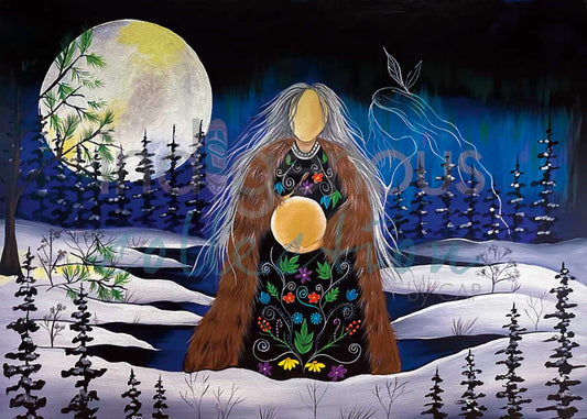 Card - Somers - December Moon - 6x9