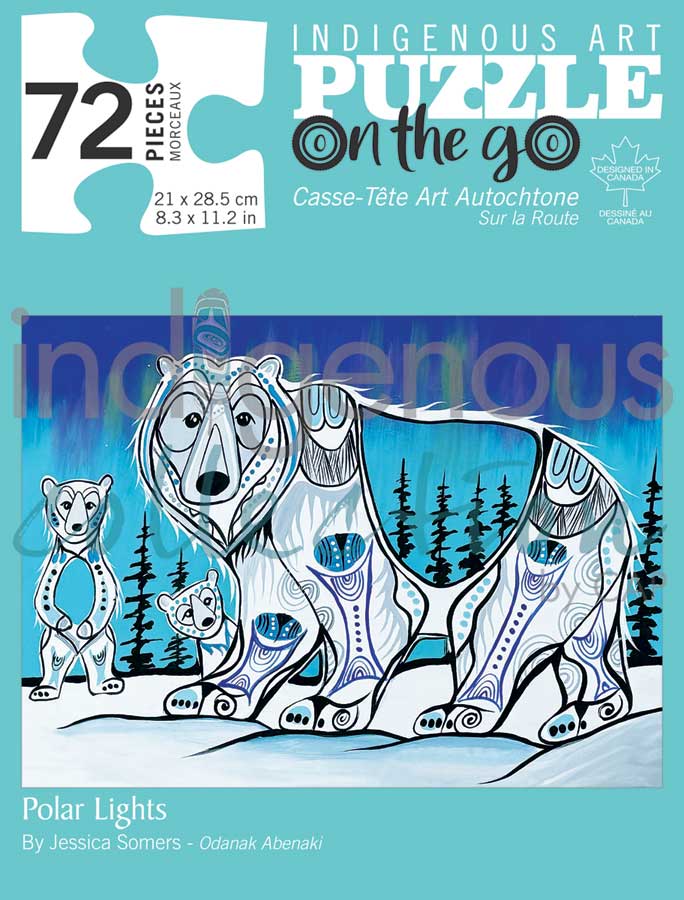 Puzzle - 72 Piece - Polar Lights