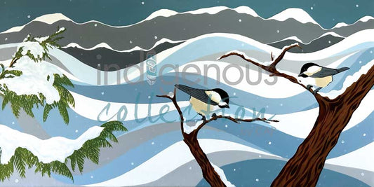 Card - Davies - Snowdrifts - 6x9