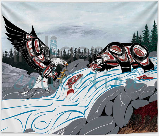 Blanket - Fleece - Cycle of Life