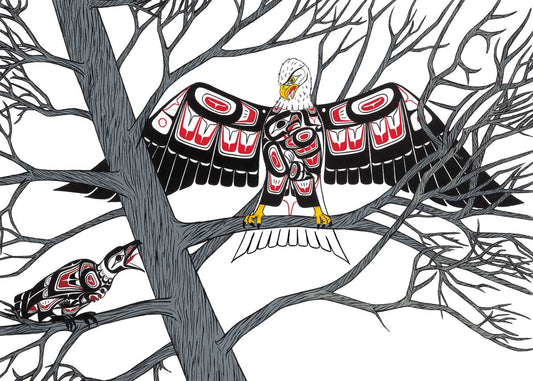 Card - Shorty - Screaming Eagle - 6x9