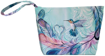 Small Tote - Hummingbird Feathers