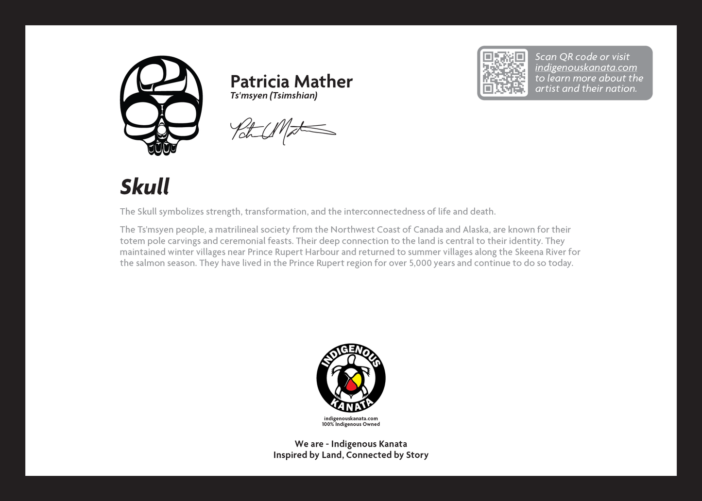 Card - Skull - 5x7