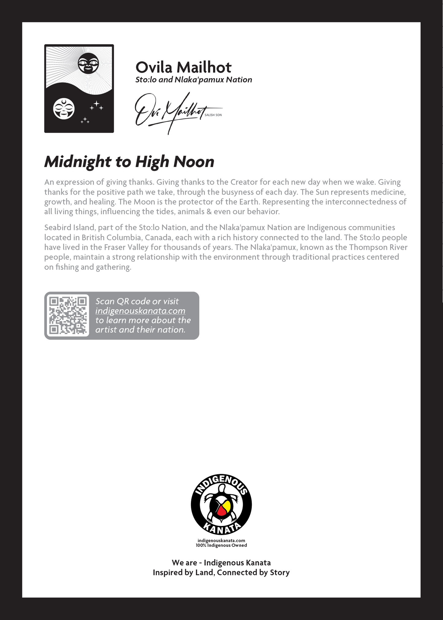 Card - Midnight to High Noon - 5x7