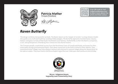 Card - Raven Butterfly - 5x7