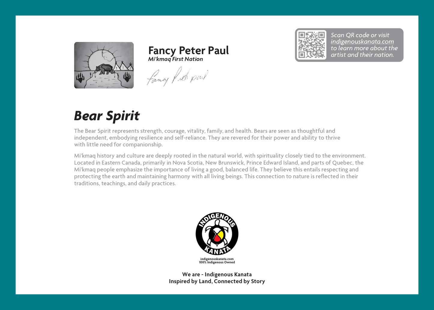 Card - Bear Spirit - 5x7
