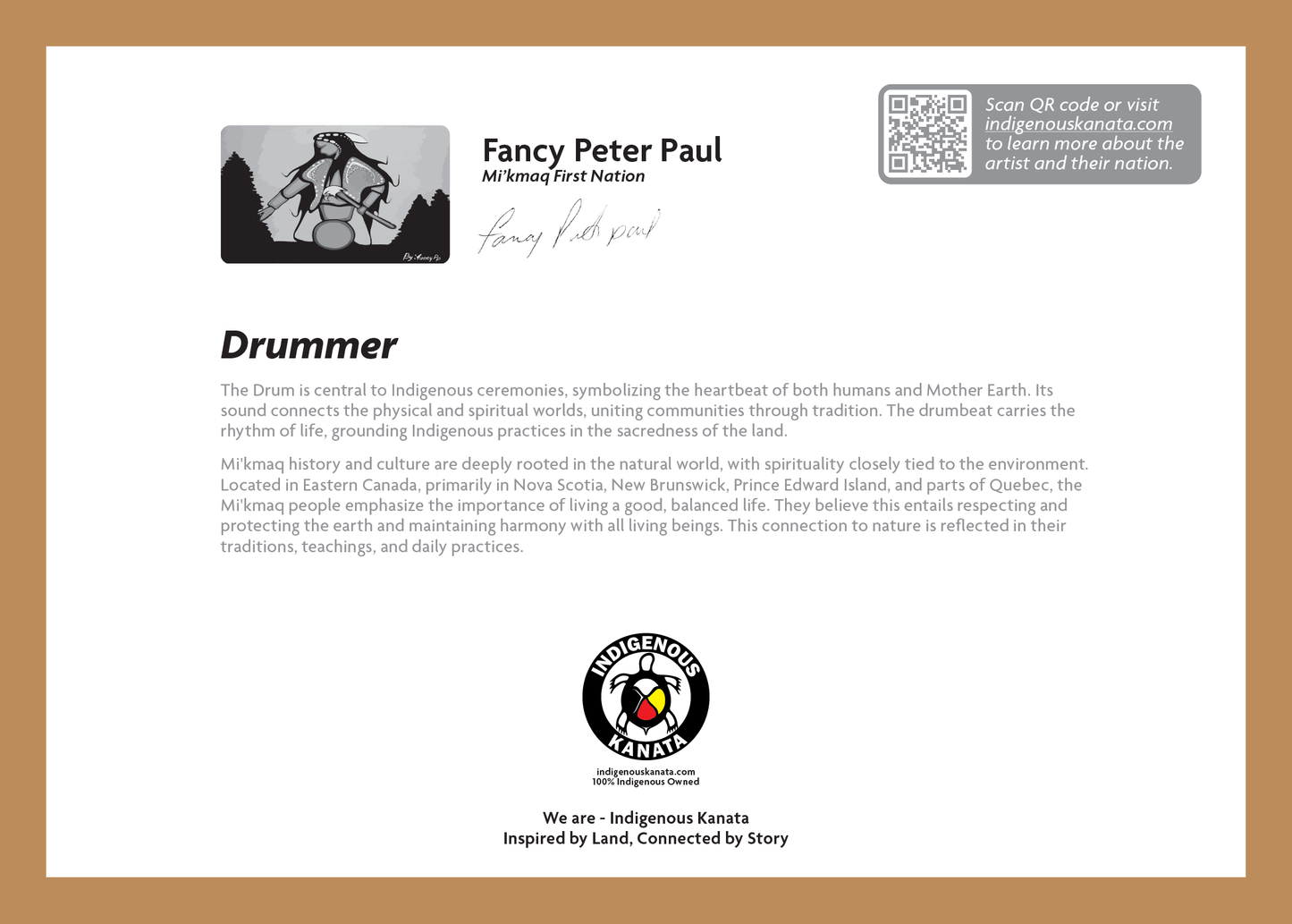 Card - Drummer - 5x7