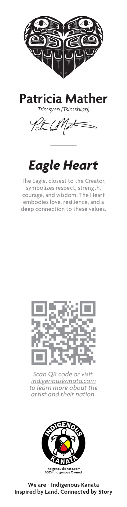 Bookmark - Eagle Heart