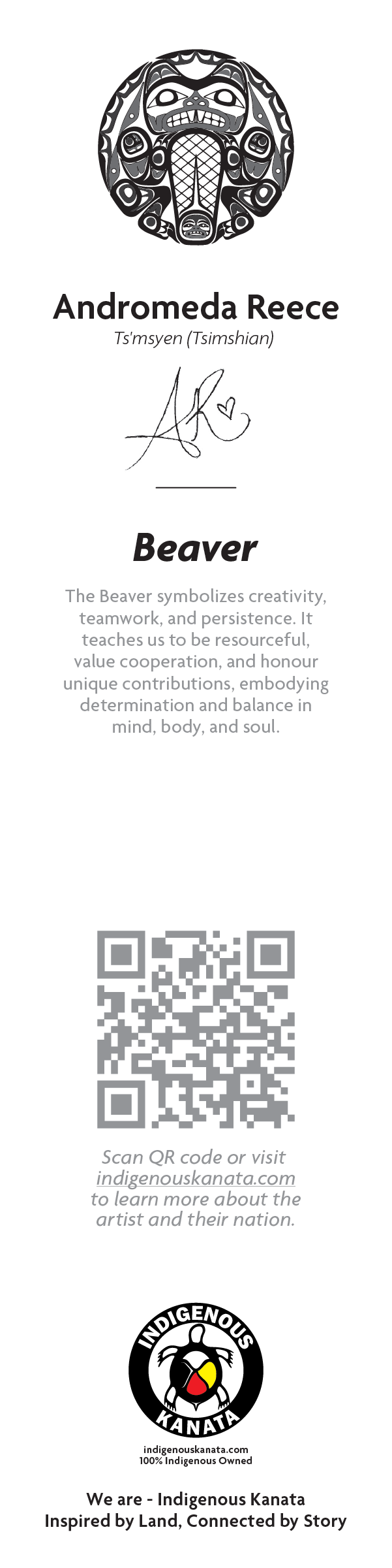 Bookmark - Beaver