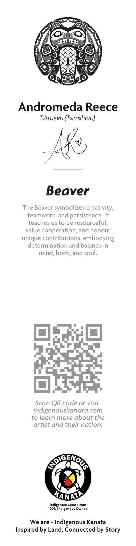 Bookmark - Beaver