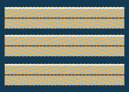 Card - Coast Salish Weaving (Yellow) - 5x7
