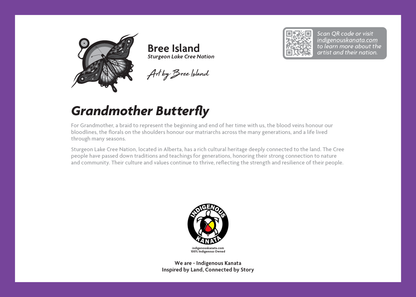 Card - Grandmother Butterfly - 5x7