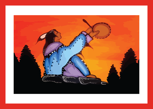 Card - Native Drummer - 5x7