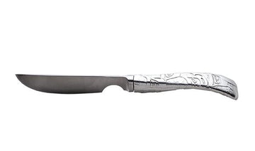 Cheese Knife - Pewter and Stainless Steel