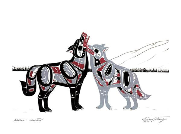 Card - Shorty - Wolves United - 6x9