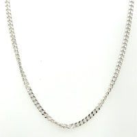 Curb chain - sterling silver