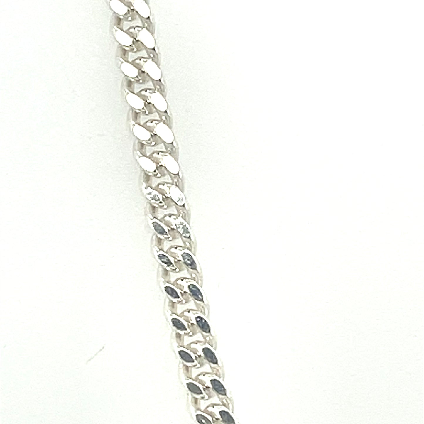 Curb chain - sterling silver