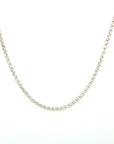 Round box chain - sterling silver