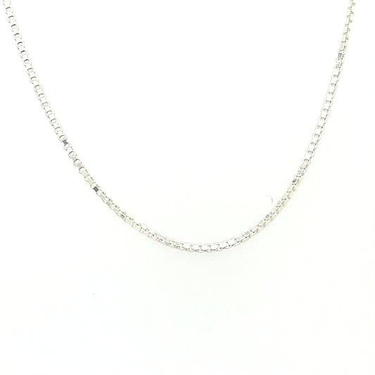 Light box chain - sterling silver
