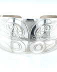 Bracelet - Sterling Silver - 1 1/4" - Eagle & Raven