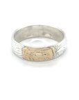Ring - 1/4" - Gold & Silver - Orca - Size 12