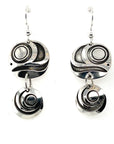 Earrings - Sterling Silver - Double Salmon