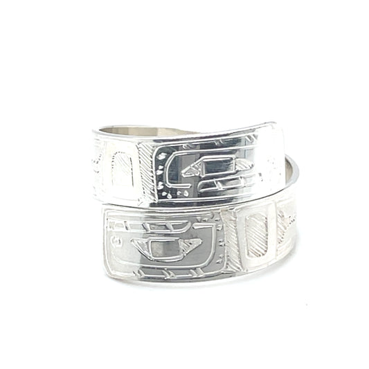 Ring - Sterling Silver - Wrap - 1/4" - Orcas