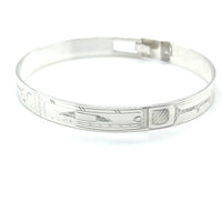 Bangle - Sterling Silver - 5/16" - Orca