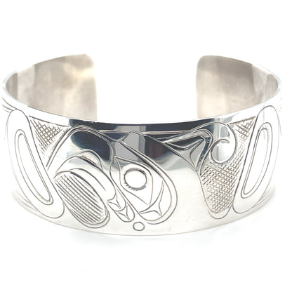 Bracelet - Sterling Silver - 1" - Thunderbird