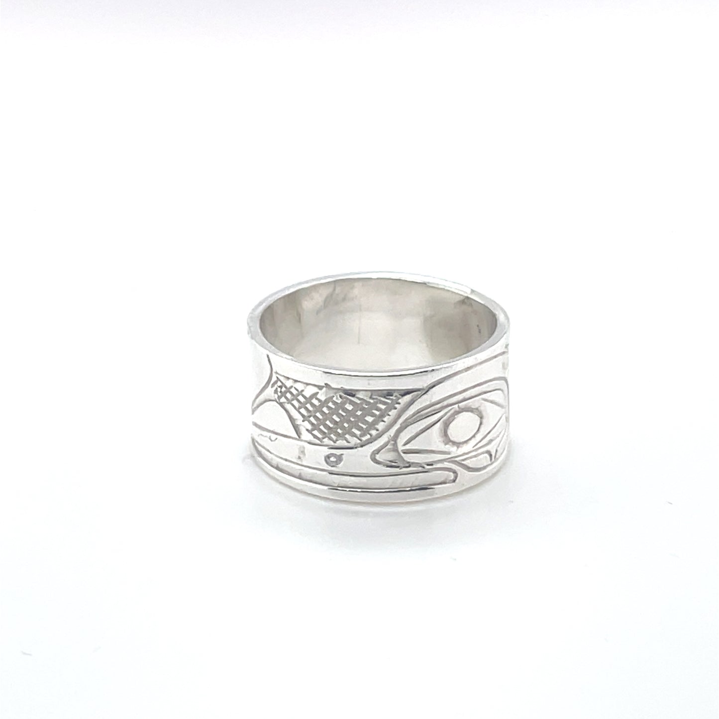 Ring - Sterling Silver - 3/8" -  Hummingbird