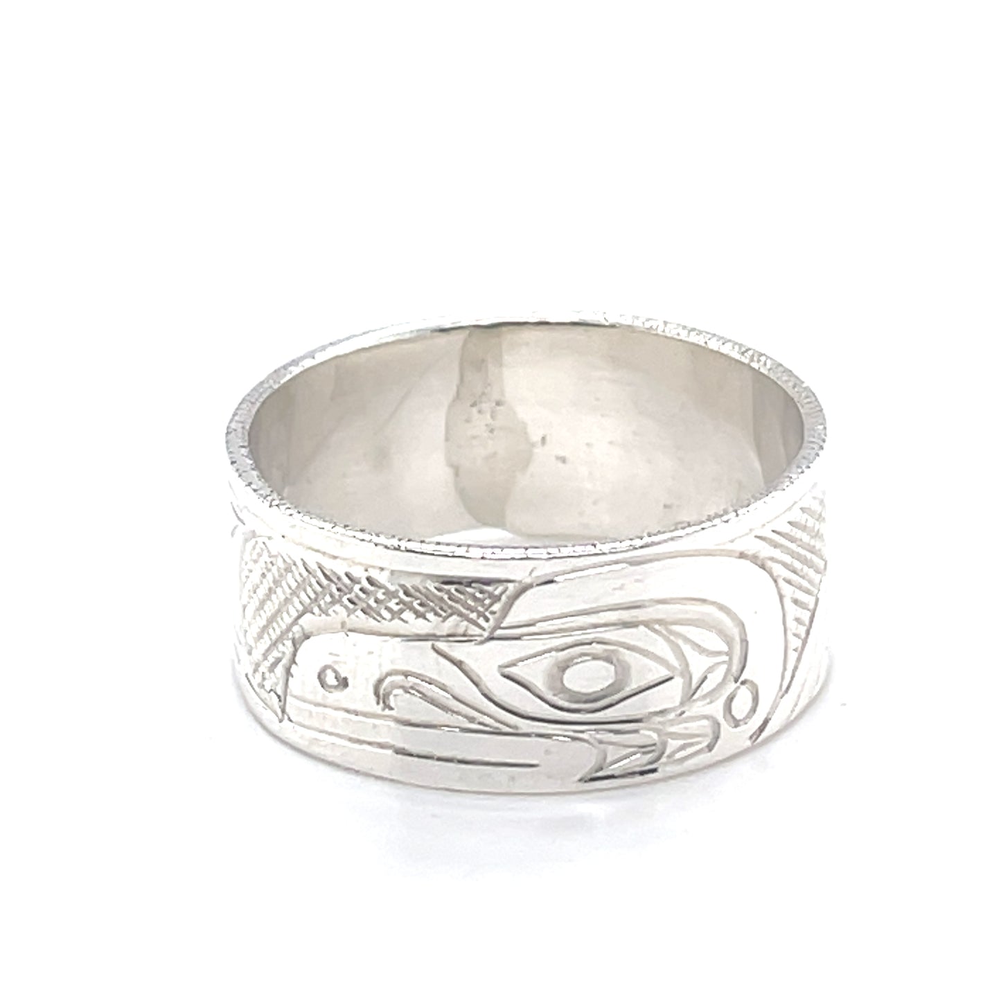 Ring - Sterling Silver - 3/8" -  Raven