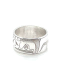 Ring - Sterling Silver - 3/8" - Eagle