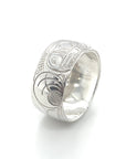 Ring - Sterling Silver - 3/8" - Eagle - Size 9