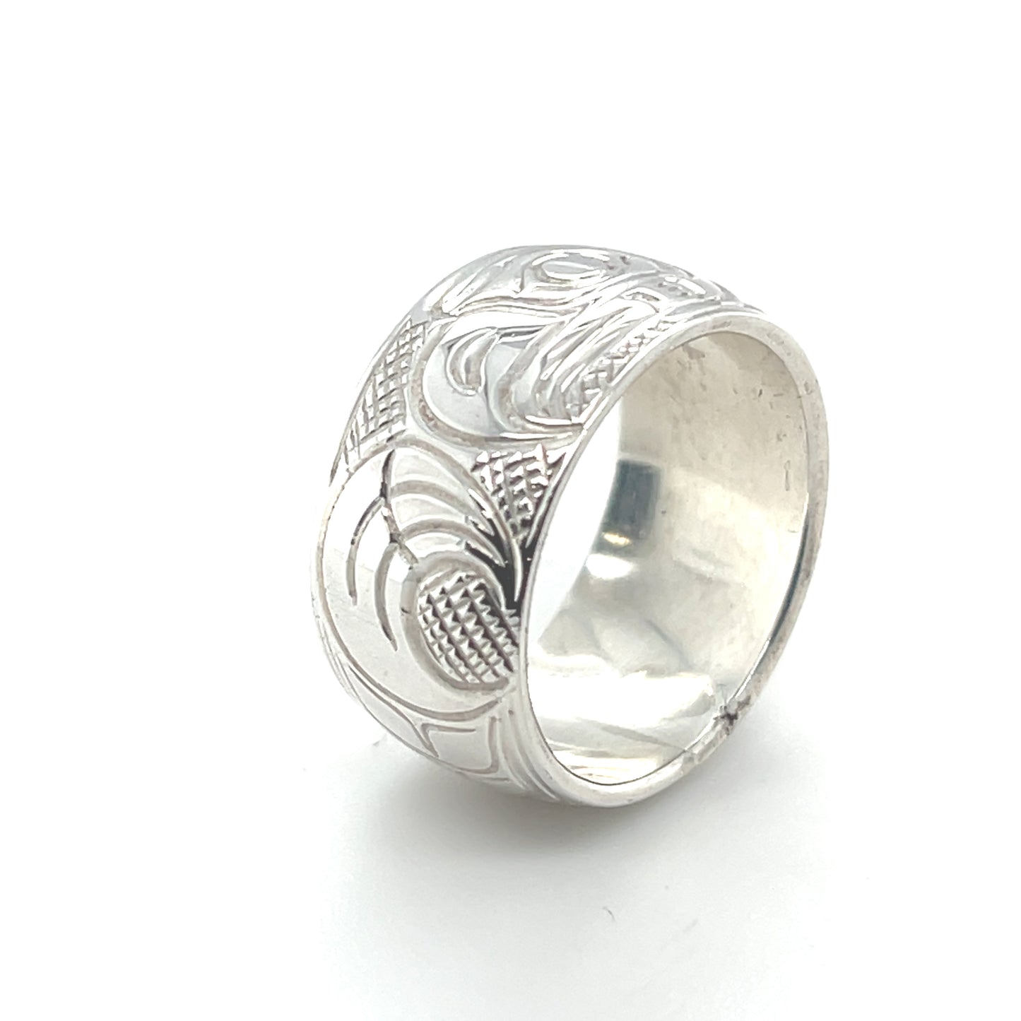 Ring - Sterling Silver - 3/8" - Eagle - Size 6