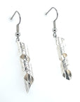 Earrings - Sterling Silver - Spiral - Wolf