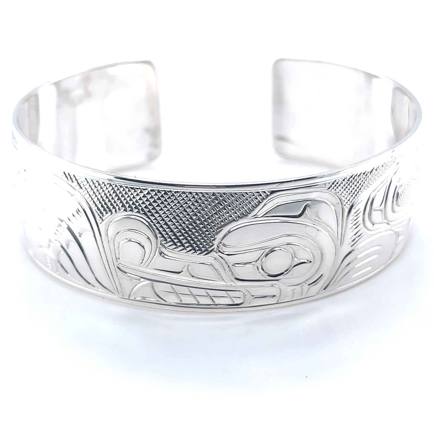 Bracelet - Sterling Silver - 3/4" - Wolf