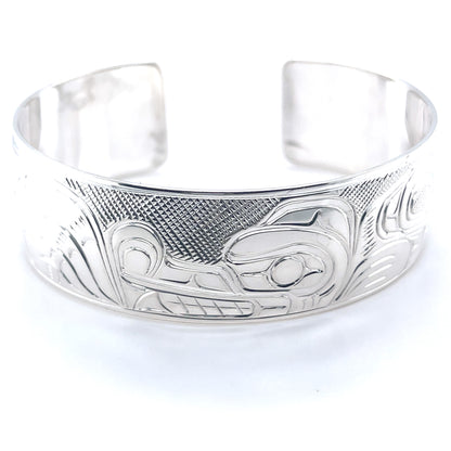 Bracelet - Sterling Silver - 3/4" - Wolf