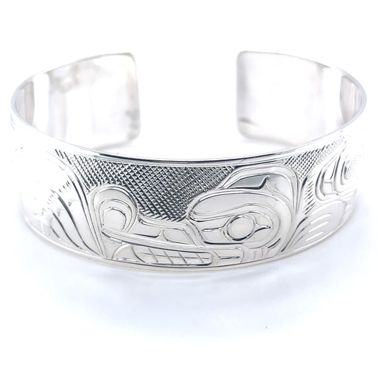 Bracelet - Sterling Silver - 3/4" - Wolf