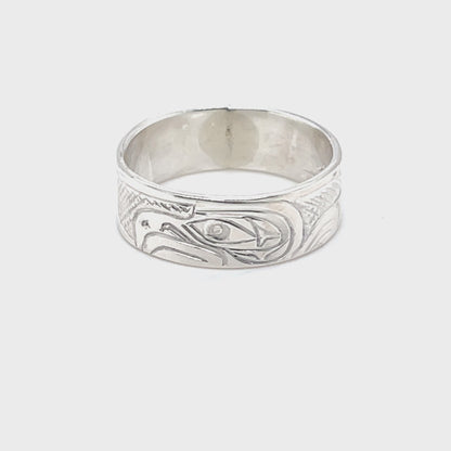 Ring - Sterling Silver - 1/4" -  Eagle